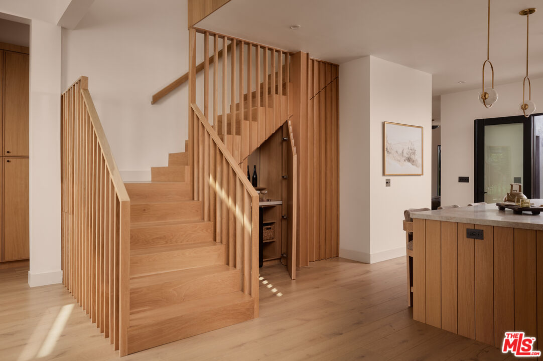 Oak staircase and thoughtful interior details at The Bronson House